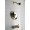 Kingston Brass KB3632TLH Tub & Shower Trim Only W/out Handle, Polished Brass KB3632TLH - alternate 2